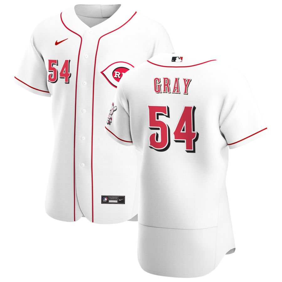 Cincinnati Reds #54 Sonny Gray Men Nike White Home 2020 Authentic Player MLB Jersey